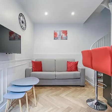 Mykeypers - Stylish & Luxury Duplex 2br-8p - Le Marais Lägenhet